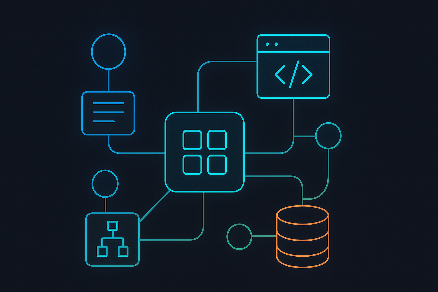 Product Graph Network Visualization showing interconnected products, code, data, and teams